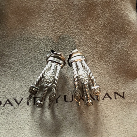 David Yurman Jewelry - David Yurman Confetti Diamond Earrings